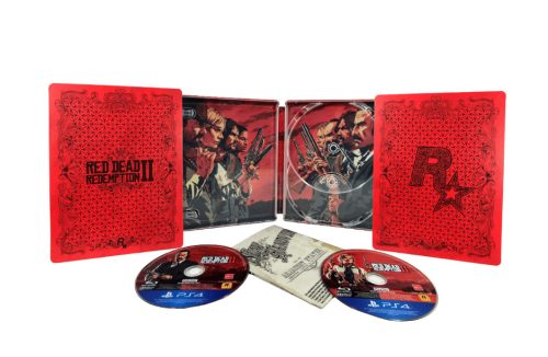 Red Dead Redemption II Steelbook+játék PS4 hasznàlt 