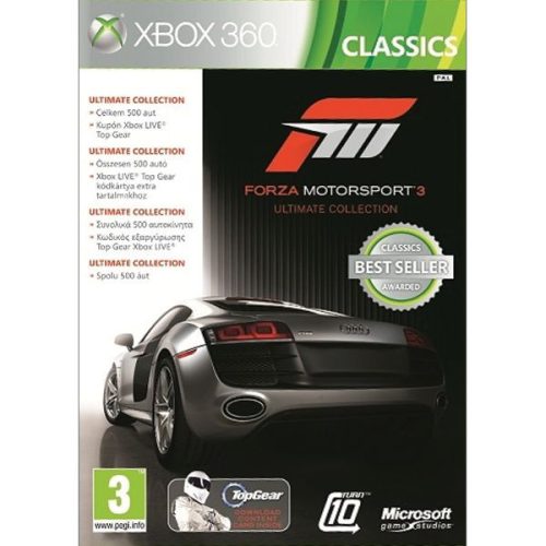 Forza Motorsport 3 Ultimate Collection XBOX 360 használt