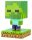 Minecraft Zombie világító figura