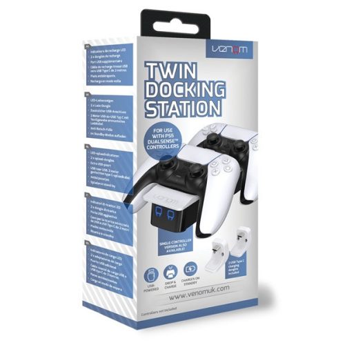 Twin Docking Station PS5 fehér