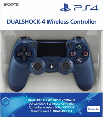 PS4 kontroller vezeték nélküli Midnight Blue