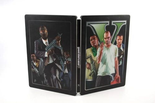 Grand Theft Auto V Steelbook+játék XBOX 360 használt