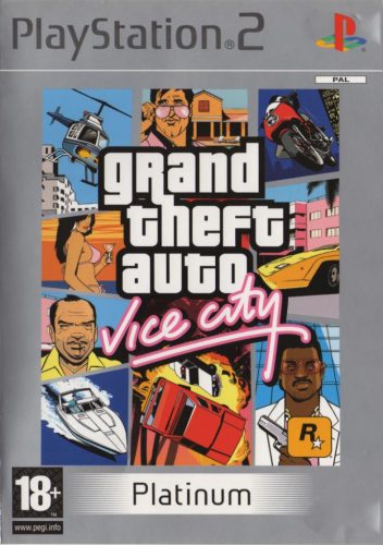 Grand Theft Auto Vice City Patinum PS2 használt