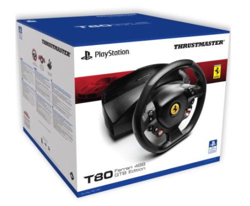 Thrustmaster T80 Ferrari 488 GTB Edition kormány PS4-PS5 használt