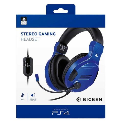 Bigben Stereo Gaming Headset V3 kék (PS4/PS5/PC/Mobil) 