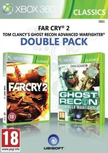 Far Cry 2 + Tom Clancy's Ghost Recon Warfighter Double pack XBOX 360 használt