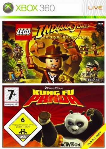 LEGO Indiana Jones, Kung Fu Panda XBOX 360 használt